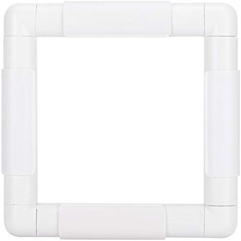 HEEPDD Embroidery Hoop, Square Embroidery Clip Frame Cross Stitch Frames for Embroidery Quilting Needlepoint Silk-Painting(15.2 * 15.2CM)