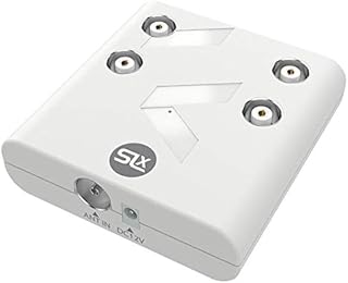 4 Way TV And Radio Signal Booster 4G, Plug Type UK, Aerial/Satellite Amplifiers & Distribution