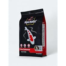 Aqua Master Koi Color Enhancer Food Small Pellet, 2.2-Pound