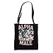 Top G Alpha Meow Male Cute Cat Kittens Unicorn Rainbow Men Tote Bag