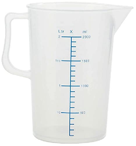 三能ジャパン食品器具 計量カップ 目盛りブルー 2000ml SN4704