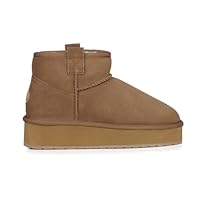 EMU Australia Womens Foy Flatform Micro Winter Real Sheepskin Boots Size UK 8 EMU Boots