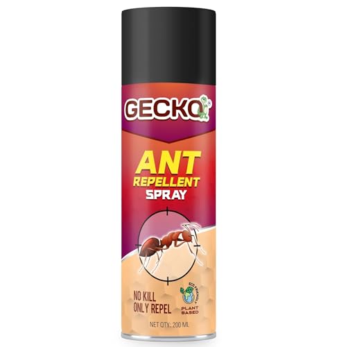 Shadow Securitronics Ant Repellent Spray 200ML | 100% Herbal | Baby-Safe, Pet-Friendly | Red Ant Repellent for Home, Kitchen, Office | Anti Ant Spray | 10X Formulation | Pack of 1