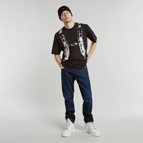 G-STAR Raw - Mens Mosa Straight Jeans, Color Worn in Hourglass, Size: 40W x 32L4