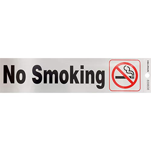 Hillman NO Smoking Decal 2X8 6
