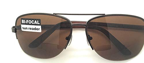 Aviator Bifocal Sunglasses Sun Reader for Men and Women,UV Production2