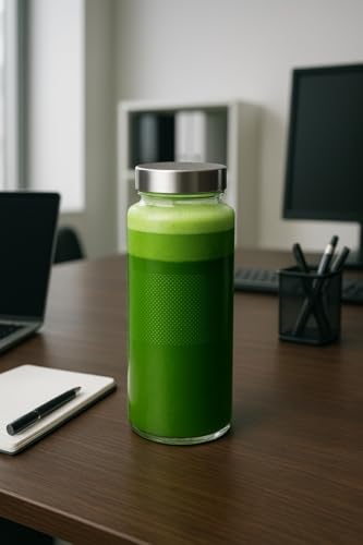 Image of 500ml Glass Water Bottle Set of 3 | Airtight Steel Lid Leak-Proof Botle | Premium Clear Glass Juice, Detox, Milk & Infused Drink Bottle | Fridge-Safe & BPA-Free Bottle for Home & Office