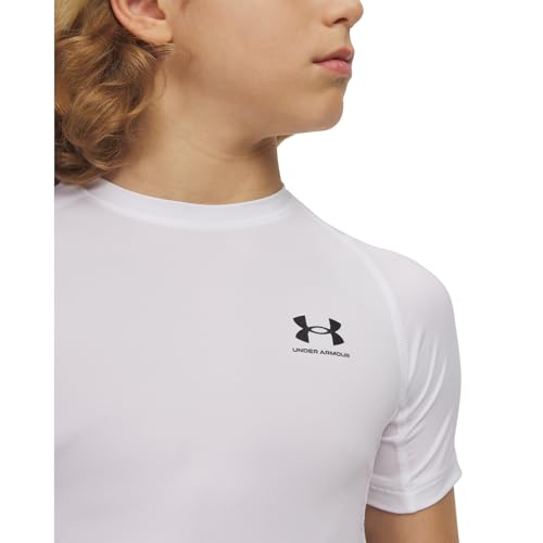 Image of Under Armour Kids HeatGear Armour Short Sleeve (Big Kid)