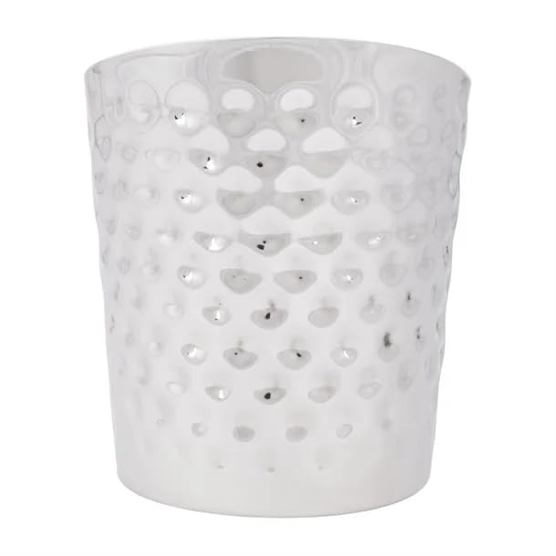 Olympia Hammered Chip Cup 480ml - Reusable Food Cup for Restaurants Pubs, Catering FU280, Silver, 112x95mm - Image 4