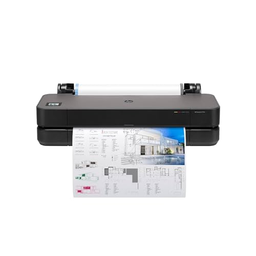 HP DesignJet T250 24, 61cm, Imprimante Grand Format, Traceur, Standard A4-A1, 76 Impressions A1/h, Wi-FI, Ethernet, USB, 2400x1200dpi, Métal recyclé, Version...