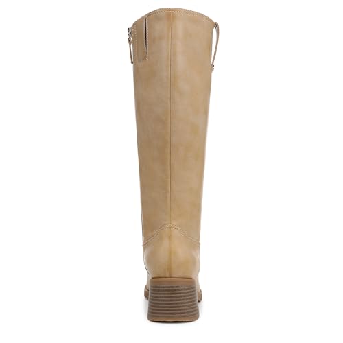 Dr. Scholl's Women's Joplin Knee High Boot Warm Tan - Wide Calf 8.5 M3