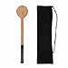 Cunyuer Wooden Tennis Sweet Spot Trainer, Tennis Pointer Wooden Spoon, Practice Trainer Training Aids Equipment with Storage Bag