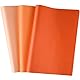 CHRORINE 50 Blatt orangefarbenes Seidenpapier, mehrfarbig, Kunst, Geschenkpapier, Großpackung für Halloween, Babyparty, Hochzeit, Geburtstag, DIY und Basteldekoration