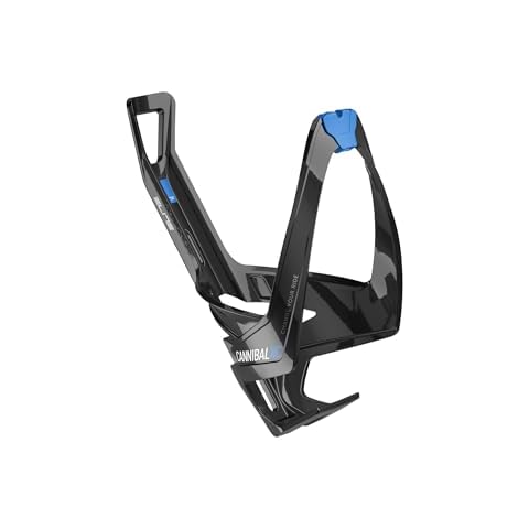 Elite Cannibal XC Bottle Cage in Black/Blue Cover