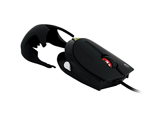 Souris Laser Gamdias Apollo Gaming 3200 dpi USB Noir pour joueur PC portable