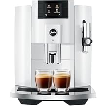 Jura E8 Automatic Espresso Machine Piano White