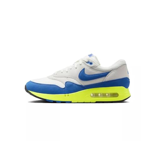 Retro NIKE Air Max 1 \'86 OG - Scarpe da corsa da uomo, Luce Vela Grigio Neutro Nero Blu Royal, 40.5 EU