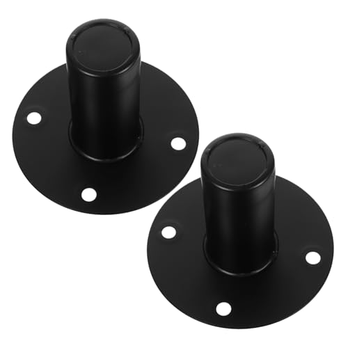 TEMPNAP 2個 アルミ合製スピーカースタンド 耐久性重視 広トレイ設計 耐荷重良好 大型ブックシェルフスピーカー対応 ホームシアター スポー