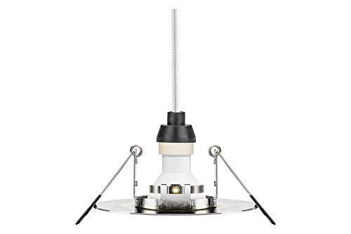 Integral Evofire Fire Rated GU10 Downlight Chrome with Insulation Cover 70-100mm Hole Size - Image 3