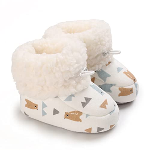 Baby Breathable Shoes Winter Children Baby Boots For Boys Girls High Top Cotton Wool Warm And Comfortable Cute2