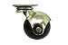 Shepherd Hardware 9517 2-Inch Office Chair Plate Caster, Bright Brass Hooded Ball