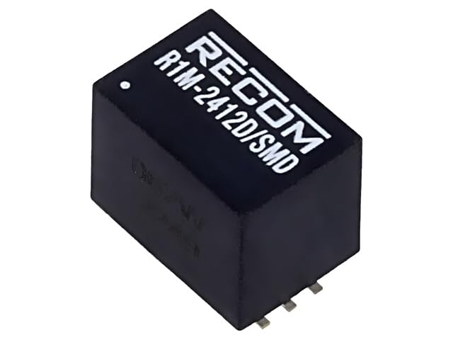Convertisseur DC/DC SMD 1W R1M-2412D pour régulation de tension 9-36V