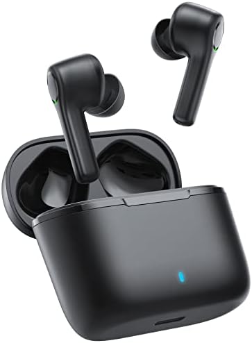 Wireless Earbuds, Bluetooth Earphones in Ear, Bluetooth Headphones w/Wireless Charging/Microphones/Noise Cancelling, Bass+ /35H/Smart Control, IPX8 Waterproof Sport Earphone
