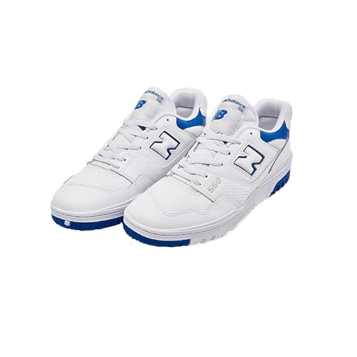 New Balance 550 Men's Sneakers, White/Cobalt/Summer Fog, Size 102