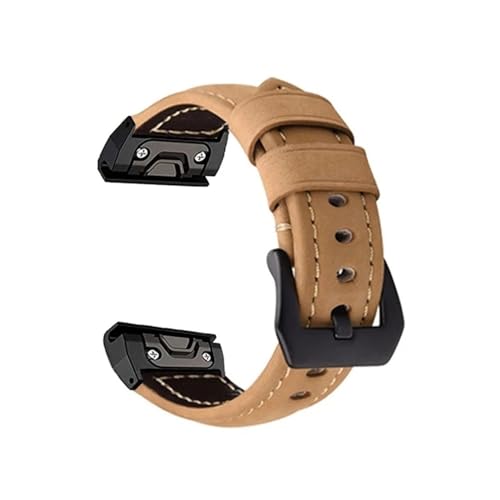 26mm���s�b�h�����[�X�^��x���g�ɓK������Garmin Fenix 8 7X Pro 6X 5X 8 Plus Tactix 7 AMOLED Epix Pro 51mm Enduro 2(Yellow Black,26mm)
