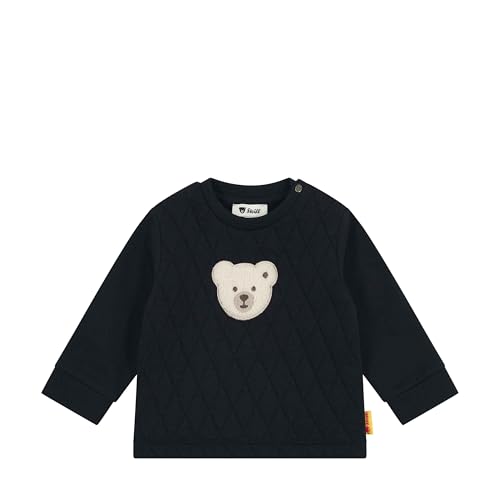 Steiff Baby - Jungen Sweatshirt, Steiff Navy, 80 EU