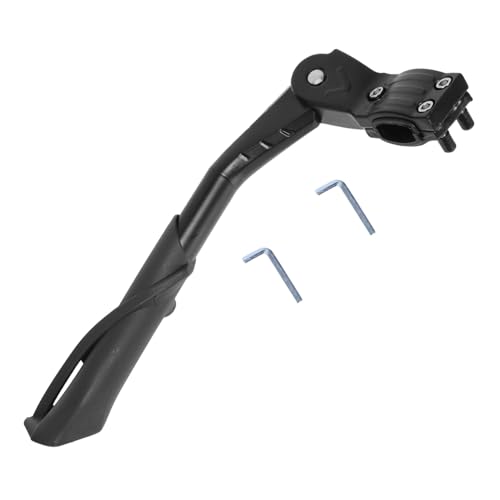 ledmomo アルミ合製調節可能自転車キックスタンド 対応 耐久性強化シング