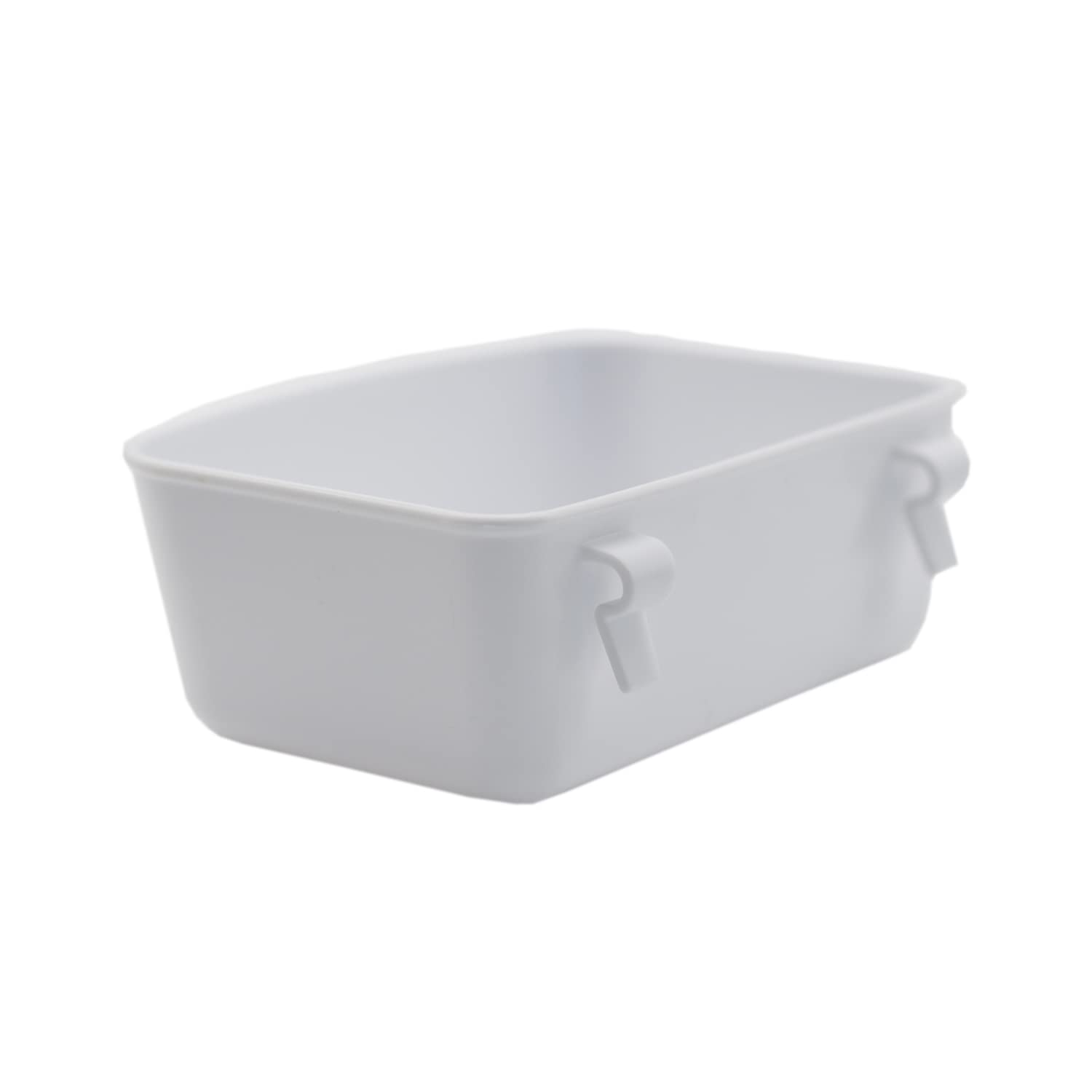 Yxmohala Vasca da Bagno per Uccelli - 2 Pezzi Piccola Mangiatoia, Mangiatoia per Uccelli Sospesa, Bagnatore per Uccelli con Gancio, Adatto per Piccoli Uccelli, Pappagalli, Canarie,12,8 x 9,1 x 4,6 cm