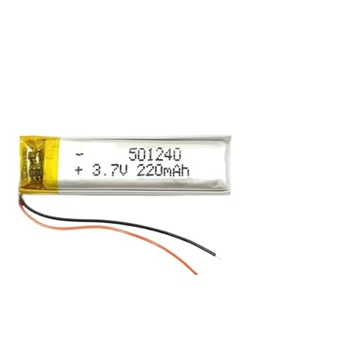 Batería 551240 recargable de alta densidad 3,7 V y 220 mAh que prolonga la autonomía de tus gadgets