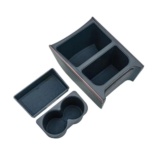Boîte de rangement double couche antidérapante et stable pour ZEEKR X arrière