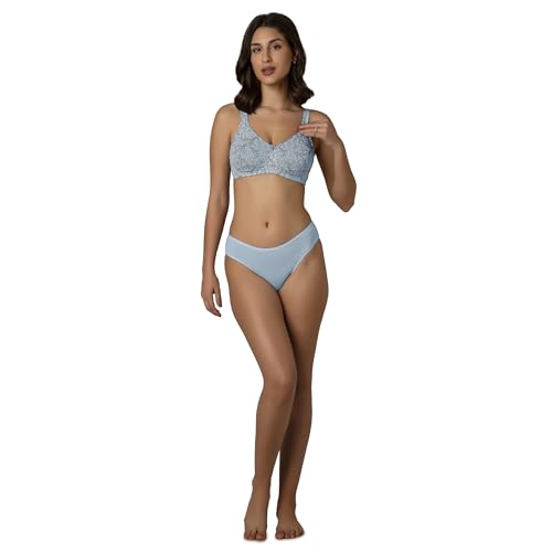 Image of Amante Purple Women Solid Non Padded Wirefree Super Support Bra