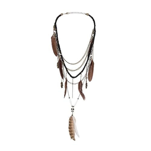 Boland - 72391 - Collar de sacerdote vudú, collar para disfraces, Halloween y carnaval, chamán, curandero