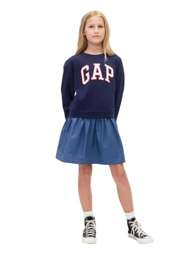 Image of Gap Girls' Short Sleeve Logo Dress