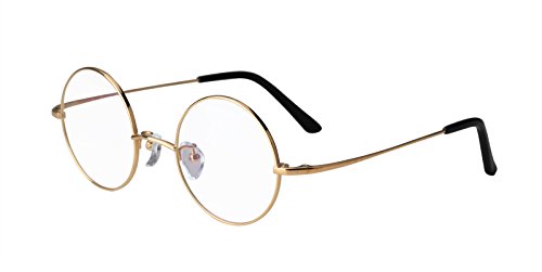 Agstum Pure Titanium Retro Round Optical Eyeglasses Frame 44-24-140