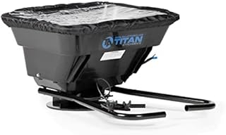 Titan Attachments 12 Volt ATV/UTV Broadcast Spreader, 80 LB Capacity, with Rain Cover