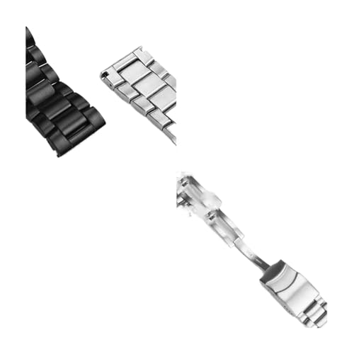 Bracelet montre acier inoxydable robuste compatible Luminox 3051bo - 4