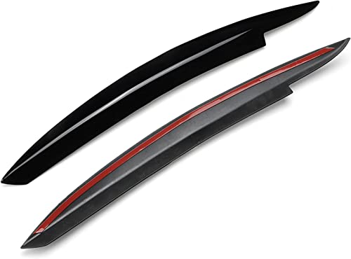 Sourcils de phares pour Golf 6 : cache-phares avant et autocollant de garniture noire