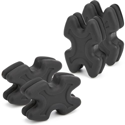 Omoojee 4 PCS Bow Limb Dampeners for Compound Bow and Crossbow, Archery Split Limb Stabilizer, Bow Silencer for Reducing Noise and Vibration