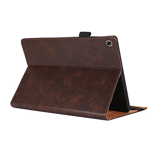 Case For Galaxy Tab S8 Plus 2022/S7 Fe 2021/S7 Plus 2020 12.4 Inch Business Pu Leather Tablet Cover With Card Slot Pen Holder Shockproof Stand Folio Case For Samsung Tab S8+/Tab S7+ Tablet,Brown #TOP4