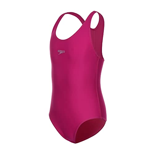 Maiô Juvenil, Speedo, Vital 3, Lycra Lisa com Costas Nadador, tamanho 45942 - Rosa