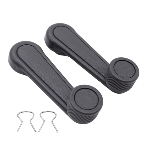 YZYDF Window Crank Handle 2pcs Auto Window Handle Risers Winders Crank for T100, Pickup (Gray)