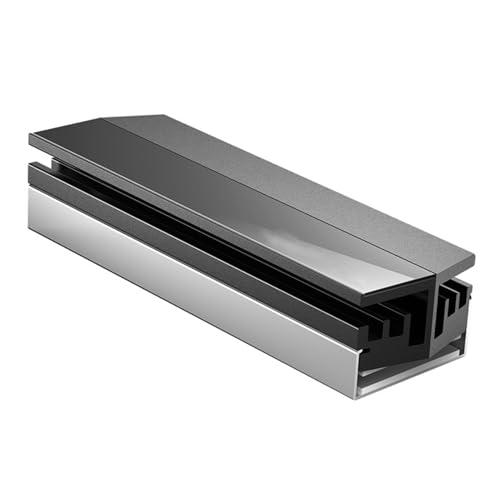 Refroidisseur SSD contre la surchauffe des modules NVMe M.2 2280 en aluminium argenté