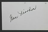 Gus Niarhos (d.2004) Red Sox Phillies Yankees Autographed Signed 3x5 Index Card