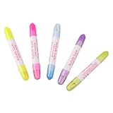 EPIGEIST Penna per Rimuovere lo Smalto 5 Pezzi Matita Correttiva Unghie senza Liquido Strumento Nail Art Compatto per Uso Professionale e Domestico Colori Assortiti Rosso Giallo Blu