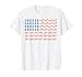Hot Dog American Flag Patriotic Funny 4th of July BBQ T-Shirt