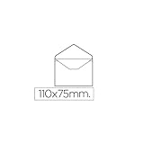 Sobre nº0 en color blanco para tarjetas de visita
